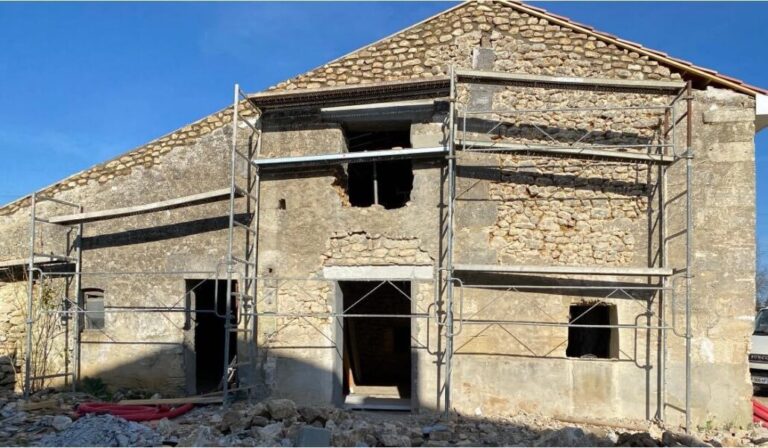 Rénovation de façade en pierre